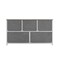 Emma and Oliver Marley 5 Drawer Storage Dresser with Cast Iron Frame, Wood Top, and Easy Pull Fabric Drawers with Wooden Handles